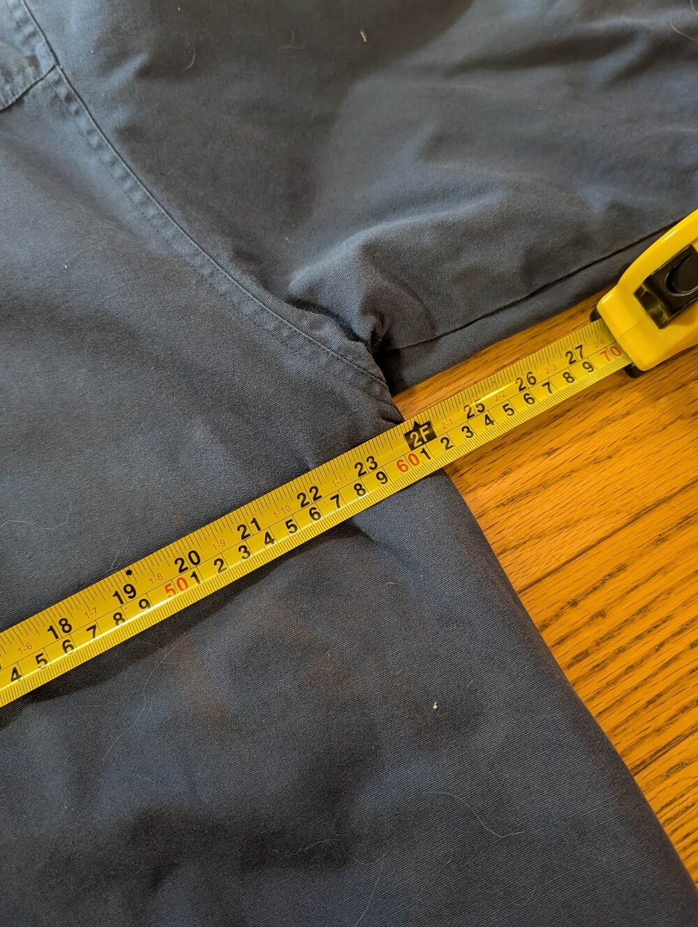 Vintage Talbots Barn Jacket Utility Coat Canvas Flannel Lined Leather Collar Vtg - Picture 8 of 9